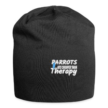 Papagei - Jersey-Beanie - Schwarz - Vorne