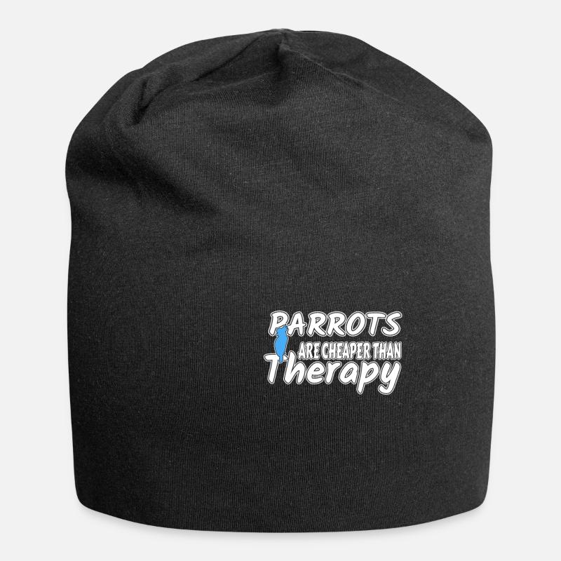 perroquet - Bonnet en jersey - noir
