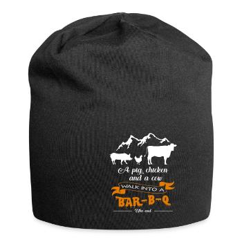 BBQ - Jersey-Beanie - Schwarz - Vorne