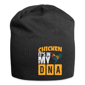 Chickens in my DNA! Gift idea, gift - Jersey Beanie - black - Front