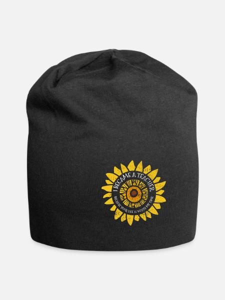 Lehrer sagt - Jersey-Beanie - Schwarz
