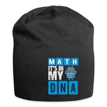 Math dans mon ADN! Idée cadeau, cadeau - Bonnet en jersey - noir - Devant