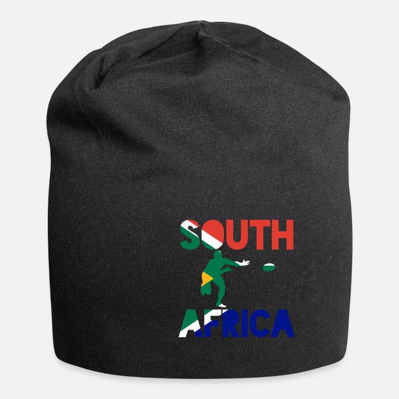 Rugby Afrique du Sud - Bonnet en jersey - noir