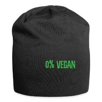 Fleischfresser Fleischfresserin - Jersey-Beanie - Schwarz - Vorne