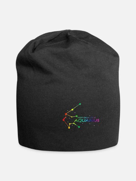Constellation du Verseau - Bonnet en jersey - noir