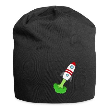 Brokkoli Rakete - Jersey-Beanie - Schwarz - Vorne