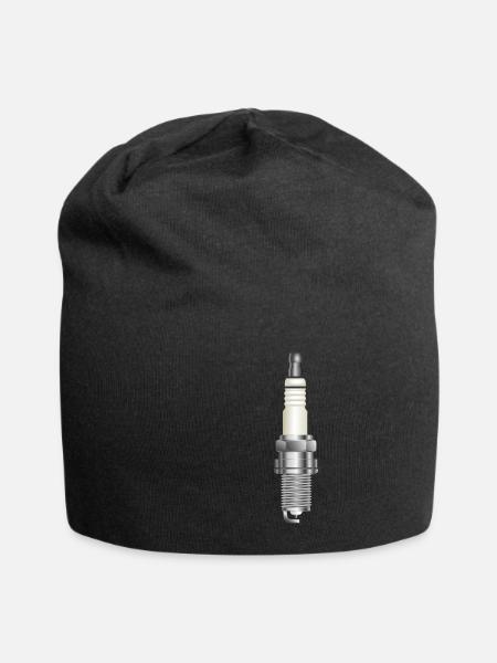 Spark plug auto freak tuning - Jersey Beanie - black