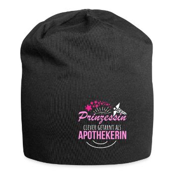Prinzessin clever getarnt als Apothekerin - Jersey-Beanie - Schwarz - Vorne