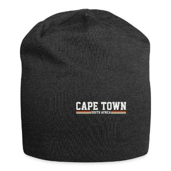 Kapstadt Südafrika - Jersey-Beanie - Anthrazit - Vorne