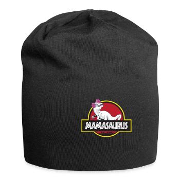 Mamasaurus Rex Cute family gift mom - Jersey Beanie - black - Front