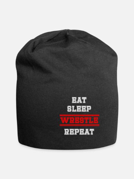 Wrestling Wrestler - Jersey-Beanie - Schwarz