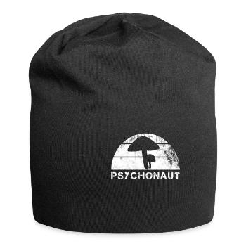 Psychonaut, magic mushrooms, DMT, LSD, psychedelic - Jersey Beanie - black - Front
