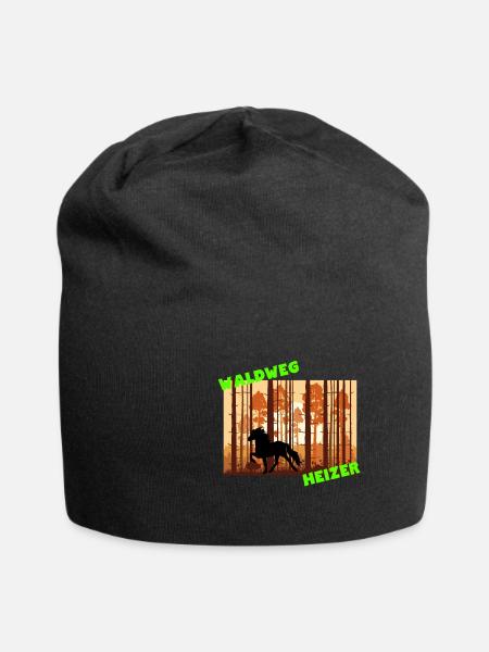 Forest path heater Tölt Iceland Icelandic pony horse - Jersey Beanie - black
