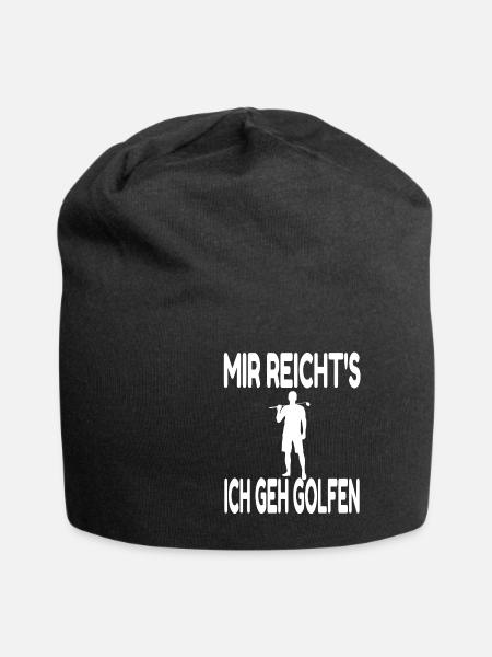 Mir Reichts Ich Geh Golfen Lustig Golf Golfer Gift - Jersey-Beanie - Schwarz