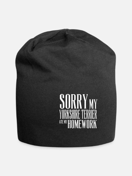 YORKSHIRE TERRIER - Jersey-Beanie - Schwarz