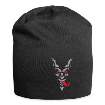 Krampus face - Jersey Beanie - black - Front