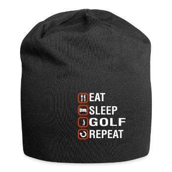Funny Golf Birthday Gift - Jersey-Beanie - Schwarz - Vorne