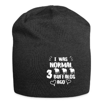 Fancy Buffalo Tshirt - Bonnet en jersey - charbon - Devant
