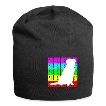 GOLDEN RETRIEVER GIFTS - Jersey Beanie - black - Front