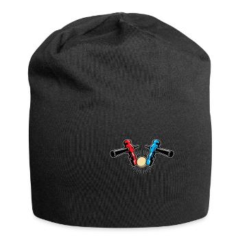 Baby-foot baby-foot kickers de football humour - Bonnet en jersey - noir - Devant