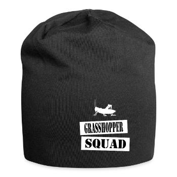 join the grasshopper squad - Jersey Beanie - black - Front