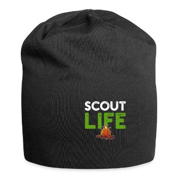 Scout camp fire - Jersey Beanie - black - Front