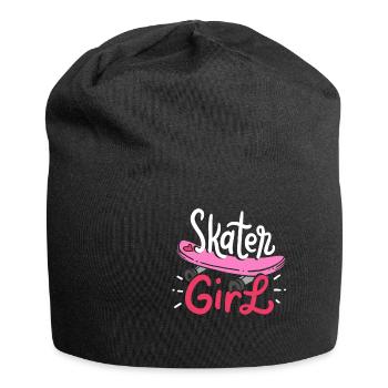 Patineurs de planche à roulettes - Bonnet en jersey - noir - Devant