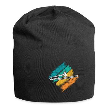 Posaune - Jersey-Beanie - Schwarz - Vorne