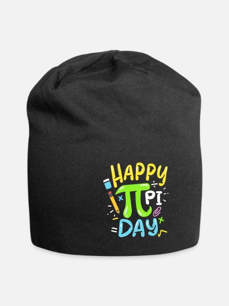 maths Pi Day - Bonnet en jersey - noir