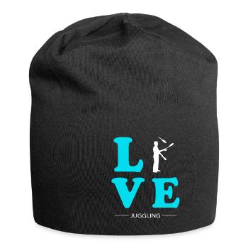 JUGGLING LOVE - Jersey Beanie - black - Front