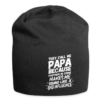 Daddy Father's Day - Jersey Beanie - black - Front