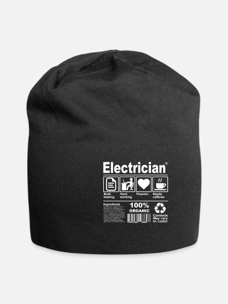 Electrician - Jersey Beanie - black
