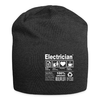 électricien - Bonnet en jersey - charbon - Devant