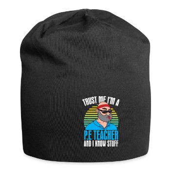 Physical education Teachers Physical education Sports lessons Humor - Jersey Beanie - black - Front