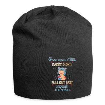 Pregnancy announcement - Jersey Beanie - black - Front
