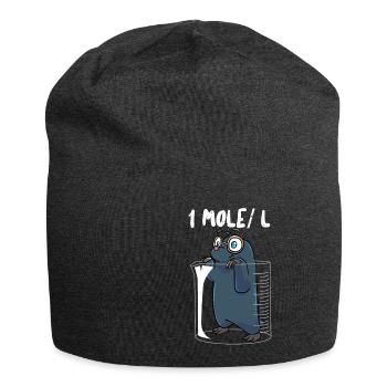 Chemistry joke - Jersey Beanie - charcoal grey - Front