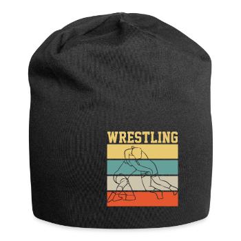Ringen - Jersey-Beanie - Schwarz - Vorne