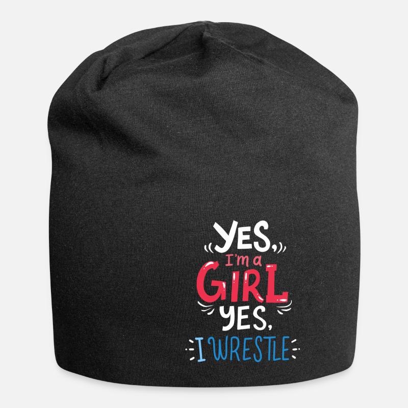Ringen - Jersey-Beanie - Schwarz