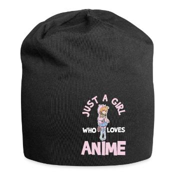 Anime - Bonnet en jersey - noir - Devant