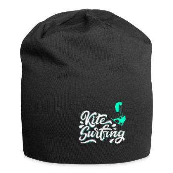 Kite Surfen - Jersey-Beanie - Schwarz - Vorne