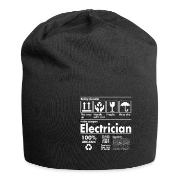 Product Description Shirt - Electrician Edition - Jersey Beanie - black - Front