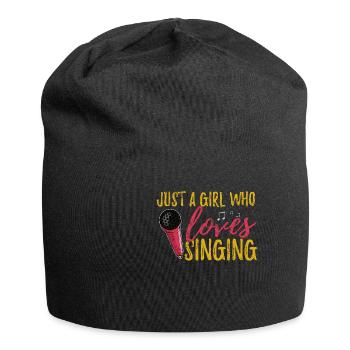 singing - Jersey Beanie - black - Front