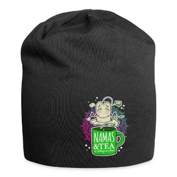 Tee Yoga Entspannung Teetrinker - Jersey-Beanie - Schwarz - Vorne