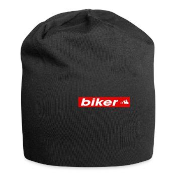 Conception de chemise de motard épique - Bonnet en jersey - noir - Devant