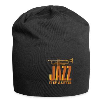Cool Jazz It Up A Little Soul Music Jazz gift - Jersey Beanie - black - Front