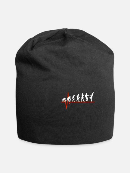 Swing Dance Heartbeat - ÉVOLUTION DE LA DANSE SWING - Bonnet en jersey - noir