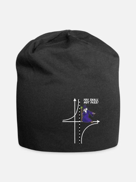 13 YOU SHALL NOT PASS Mathe Parabel - Jersey-Beanie - Schwarz