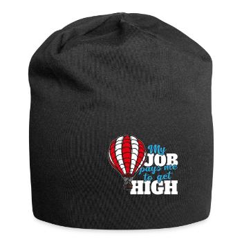 Ballonfahrer Ballonfahren Heißluftballon Pilot Fun - Jersey-Beanie - Schwarz - Vorne