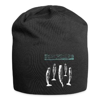 spermwhale plain white - Bonnet en jersey - noir - Devant