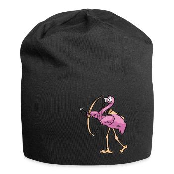 FLAMINGO ARCHERY - Bonnet en jersey - noir - Devant